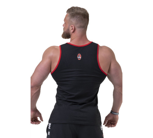 Чоловіча футболка без рукавів Nebbia Old School Muscle 193 - чорний/М