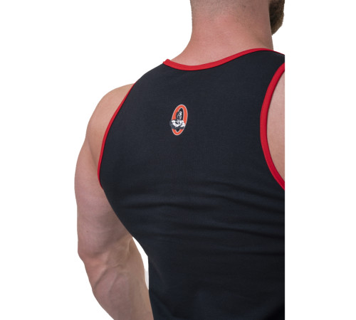 Чоловіча футболка без рукавів Nebbia Old School Muscle 193 - чорний/М
