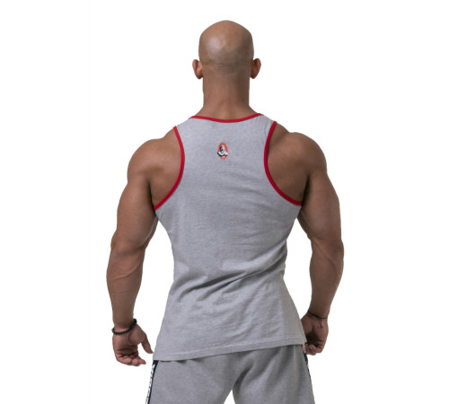 Чоловіча футболка без рукавів Nebbia Old School Muscle 193 - сірий/М