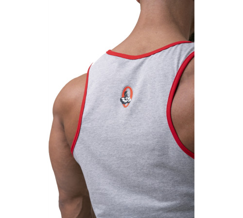 Чоловіча футболка без рукавів Nebbia Old School Muscle 193 - сірий/М