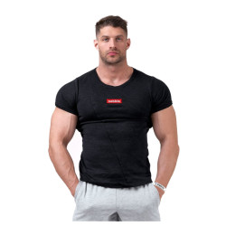 Чоловіча футболка Nebbia Red Label Muscle Back 172 - чорний/XL