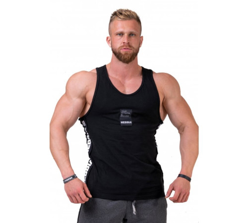 Чоловіча футболка Nebbia 'YOUR POTENTIAL IS ENDLESS' 174 - чорний/XL