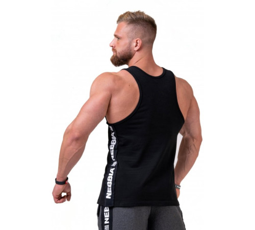 Чоловіча футболка Nebbia 'YOUR POTENTIAL IS ENDLESS' 174 - чорний/XL