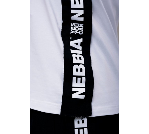 Чоловіча футболка Nebbia 'YOUR POTENTIAL IS ENDLESS' 174 - білий/М Чоловіча футболка Nebbia 'YOUR POTENTIAL IS ENDLESS' 174 - білий/М