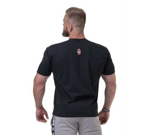 Чоловіча футболка Nebbia Golden Era 192 - чорний/XL Чоловіча футболка Nebbia Golden Era 192 - чорний/XL