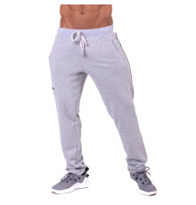  Чоловічі спортивні штани Nebbia Side Stripe Retro Joggers 154 - розмір M/сірий