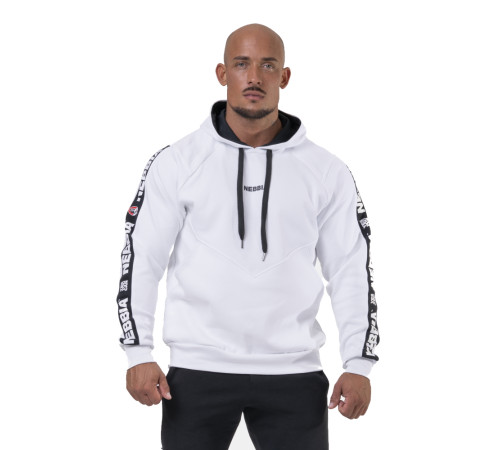 Чоловіча кофта з капюшоном Nebbia Unlock the Champion 194 - білий/XL Чоловіча кофта з капюшоном Nebbia Unlock the Champion 194 - білий/XL