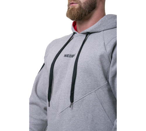Чоловіча кофта з капюшоном Nebbia Unlock the Champion 194 - сірий/XL Чоловіча кофта з капюшоном Nebbia Unlock the Champion 194 - сірий/XL