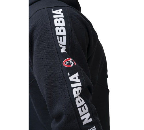 Чоловіча кофта з капюшоном Nebbia Unlock the Champion 194 - чорний/XXL