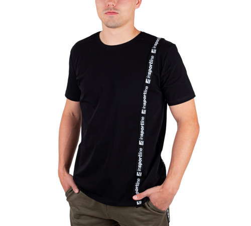 Чоловіча футболка inSPORTline Sidestrap Man - XL - чорна Чоловіча футболка inSPORTline Sidestrap Man - XL - чорна