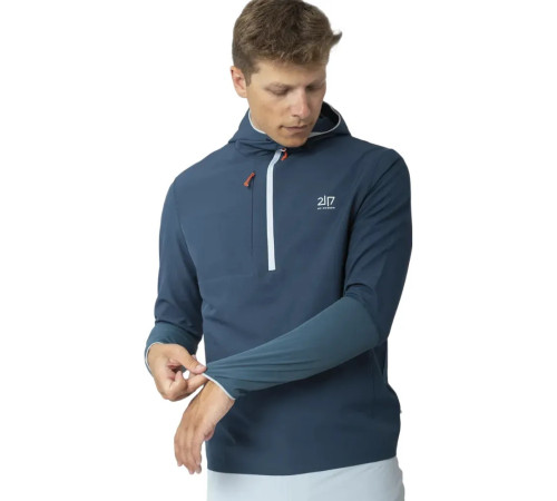 Флісова кофта чоловіча 2117 Gyljen Hoodie M 7816916 розмір L - темно-синя