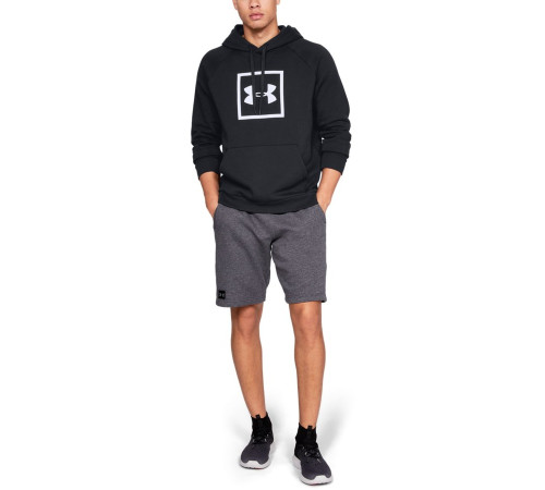 Чоловіче худі Under Armour Rival Fleece Logo - чорне/L Чоловіче худі Under Armour Rival Fleece Logo - чорне/L