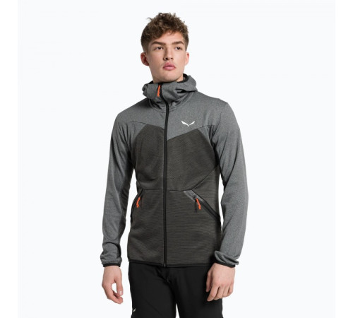 Фліс ч Salewa PUEZ MELANGE PL M FZ HDY 27386 0910 - 46/S - чорний Фліс ч Salewa PUEZ MELANGE PL M FZ HDY 27386 0910 - 46/S - чорний
