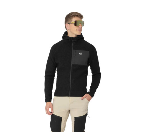 Флісова кофта чоловіча 2117 Skord Pile Hoodie M 7814927 розмір XXL - чорна