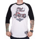 Футболка з довгим рукавом BLACK HEART Red Baron Chopper - М - біла