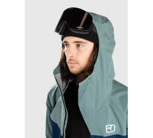 Куртка ч Ortovox 3L RAVINE SHELL JACKET M deep ocean - M - синій
