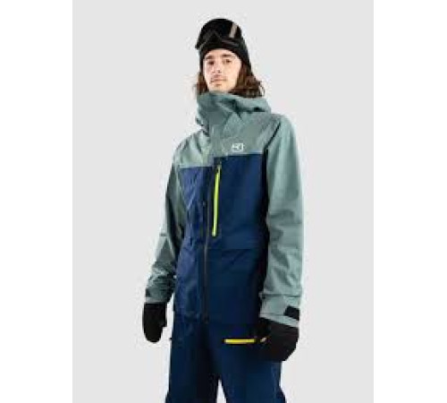 Куртка ч Ortovox 3L RAVINE SHELL JACKET M deep ocean - M - синій