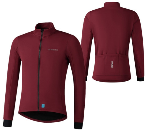 Велокуртка чоловіча SHIMANO ELEMENT - XL - бордовий
