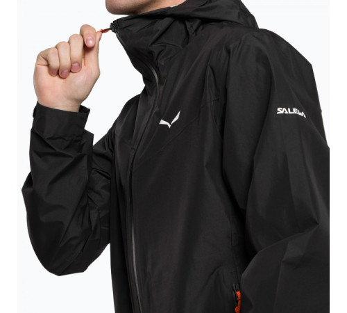 Куртка ч Salewa PUEZ (AQUA 4) 2.5L PTX JACKET M 28615 0910 - 46/S - чорний Куртка ч Salewa PUEZ (AQUA 4) 2.5L PTX JACKET M 28615 0910 - 46/S - чорний