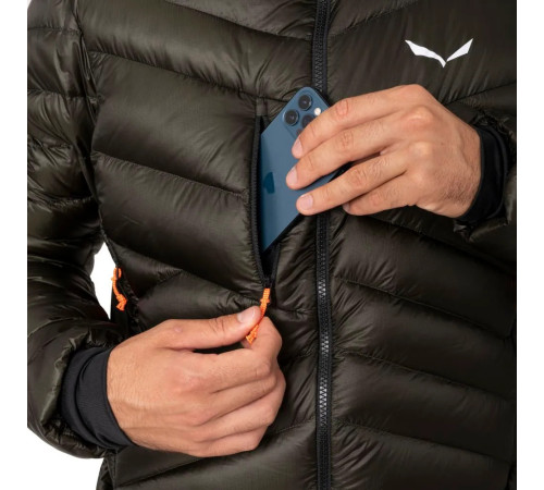 Куртка чоловіча Salewa ORTLES MED 3 RDS DWN JACKET M 28718 5281 розмір 46/S - темно-оливкова