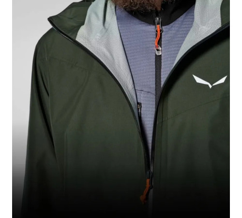 Куртка чоловіча Salewa PUEZ (AQUA 4) 2.5L PTX JACKET M 28615 5B12 розмір 46/S - оливково-синя