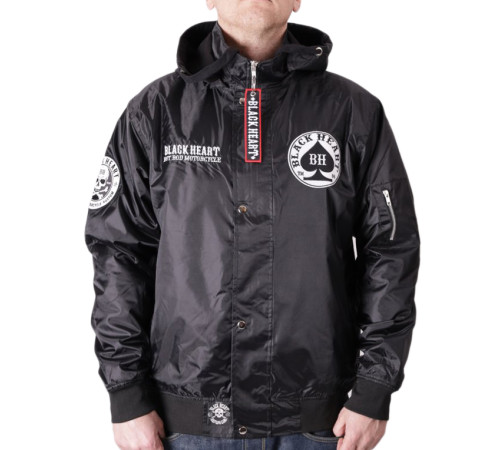 Чоловіча куртка Black Heart Barker - чорний / XL Чоловіча куртка Black Heart Barker - чорний / XL