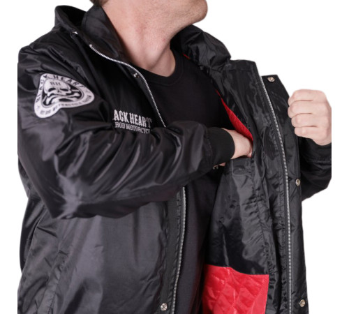 Чоловіча куртка Black Heart Barker - чорний / XL Чоловіча куртка Black Heart Barker - чорний / XL