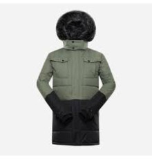 Куртка ч Alpine Pro EGYP MJCB625 587 - L - зелений/чорний