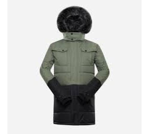 Куртка ч Alpine Pro EGYP MJCB625 587 - L - зелений/чорний