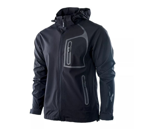 Чоловіча куртка SOFTSHELL HI-TEC NILS - М - чорна