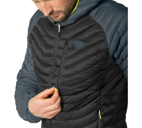 Куртка чоловіча Dynafit RADICAL DWN M HOOD JKT 70914 0721 розмір 48/M - чорно-сіра