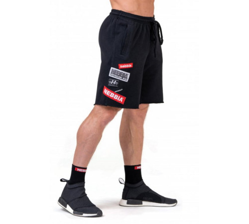 Чоловічі шорти Nebbia Limitless BOYS 178 - чорні/L