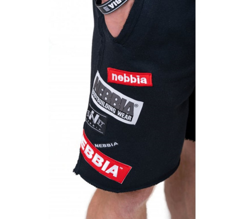 Чоловічі шорти Nebbia Limitless BOYS 178 - чорні/L