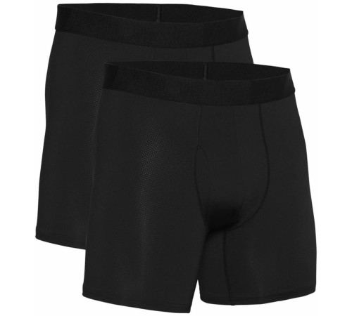 Чоловічі боксерки Under Armour Tech Mesh - 2 пари:чорні/L Чоловічі боксерки Under Armour Tech Mesh - 2 пари:чорні/L