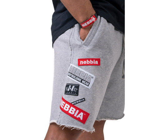 Чоловічі шорти Nebbia Limitless BOYS shorts 178 - сірий/М