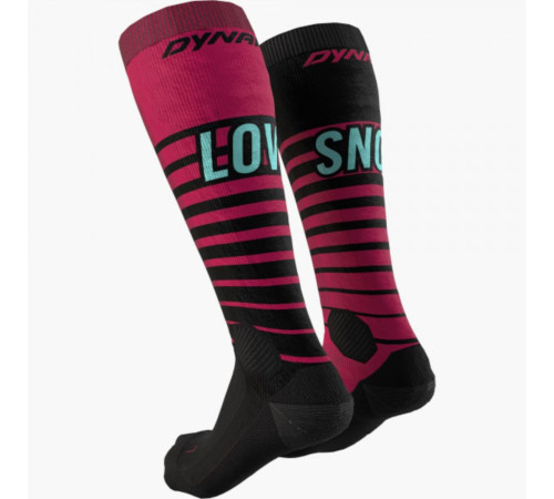 Шкарпетки Dynafit FT Graphic Socks - 43-46 - бордовий Шкарпетки Dynafit FT Graphic Socks - 43-46 - бордовий