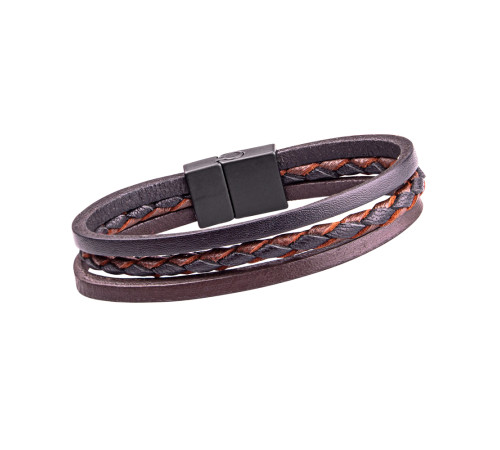 Шкіряний магнітний браслет W-TEC Ballure - 22 cm Шкіряний магнітний браслет W-TEC Ballure - 22 cm