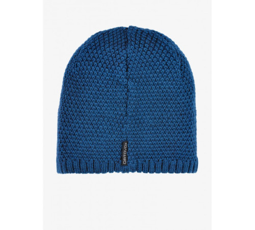 Шапка ч Ortovox ROCK'N'WOOL BEANIE M petrol blue - M - синій Шапка ч Ortovox ROCK'N'WOOL BEANIE M petrol blue - M - синій