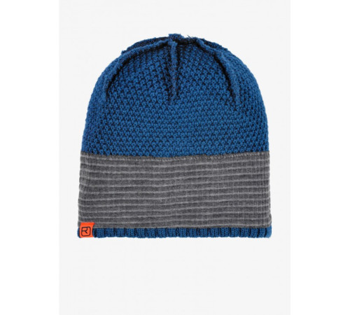 Шапка ч Ortovox ROCK'N'WOOL BEANIE M petrol blue - M - синій Шапка ч Ortovox ROCK'N'WOOL BEANIE M petrol blue - M - синій