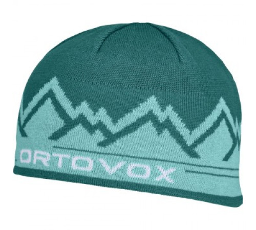 Шапка Ortovox PEAK BEANIE pacific green - бірюзовий Шапка Ortovox PEAK BEANIE pacific green - бірюзовий