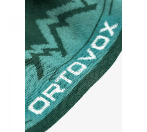 Шапка Ortovox PEAK BEANIE pacific green - бірюзовий Шапка Ortovox PEAK BEANIE pacific green - бірюзовий