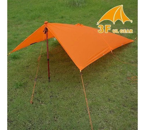 Дощовик-пончо 3F UL Gear 210T Basic оранжевий