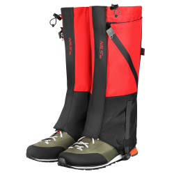 Гамаші туристичні NILS CAMP NC17112, чорно-червоні