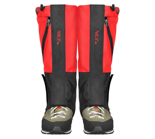 Гамаші туристичні NILS CAMP NC17112, чорно-червоні