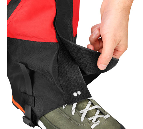 Гамаші туристичні NILS CAMP NC17112, чорно-червоні