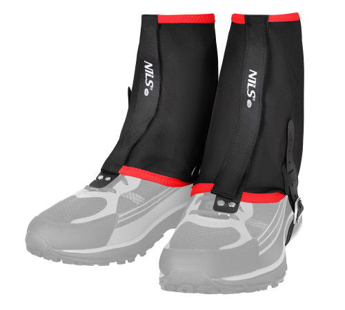 Гамаші туристичні NILS CAMP NC17113, чорно-червоні