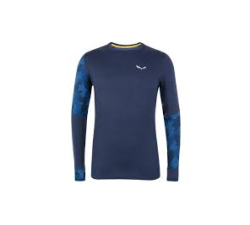 Термофутболка ч Salewa CRISTALLO WARM AMR M L/S TEE 28205 3960 - 46/S - синій Термофутболка ч Salewa CRISTALLO WARM AMR M L/S TEE 28205 3960 - 46/S - синій