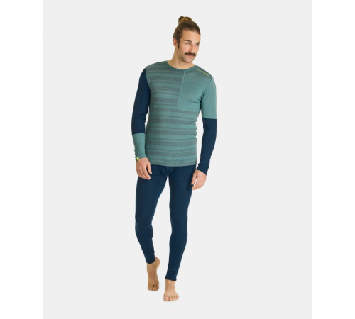 Термоштани ч Ortovox 185 ROCK'N'WOOL LONG PANTS M deep ocean - XL Термоштани ч Ortovox 185 ROCK'N'WOOL LONG PANTS M deep ocean - XL