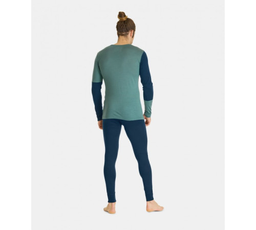 Термоштани ч Ortovox 185 ROCK'N'WOOL LONG PANTS M deep ocean - XL Термоштани ч Ortovox 185 ROCK'N'WOOL LONG PANTS M deep ocean - XL