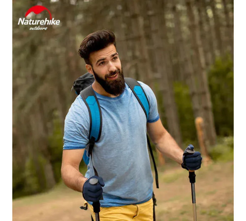 Рукавички спортивні Naturehike NH21FS035 GL09-T XL, темно-сині